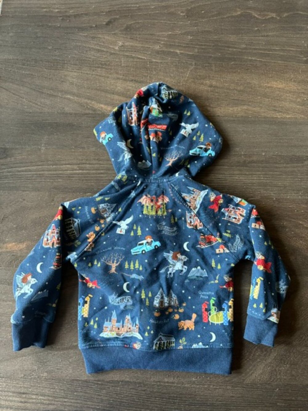 Little Sleepies Harry Potter Zip Front Hoodie Jacket - Picture 6 of 8